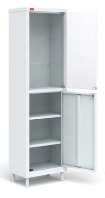 Шкаф медицинский металлический М1 165.57.32 C Шкаф медицинский металлический М1 165.57.32 C